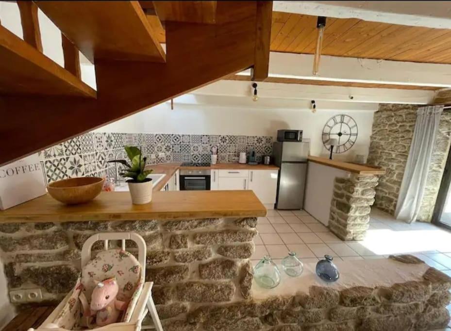 Maison De Pecheur Bord De Mer Bois Et Pierre 6-8 Pers Plobannalec Dış mekan fotoğraf