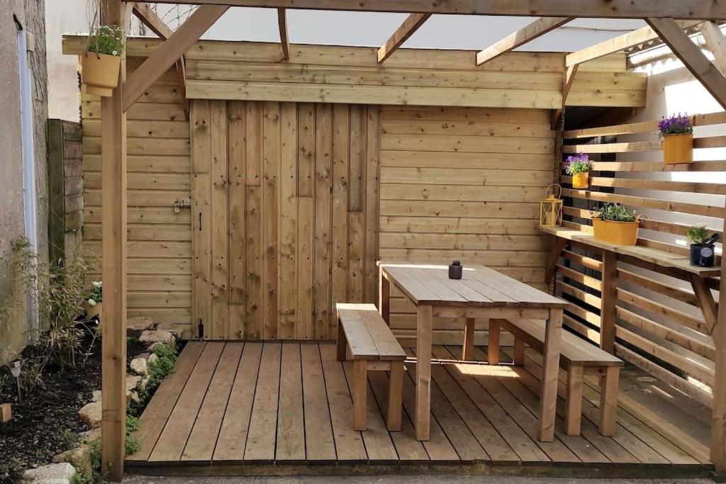 Maison De Pecheur Bord De Mer Bois Et Pierre 6-8 Pers Plobannalec Dış mekan fotoğraf