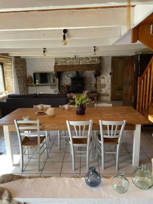 Maison De Pecheur Bord De Mer Bois Et Pierre 6-8 Pers Plobannalec Dış mekan fotoğraf